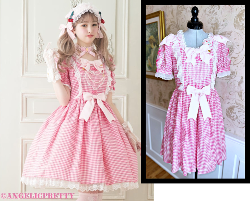 Angelic Pretty Lovely a・la・mode OP Dress Sweet Lolita J Fashion Kawaii Japan